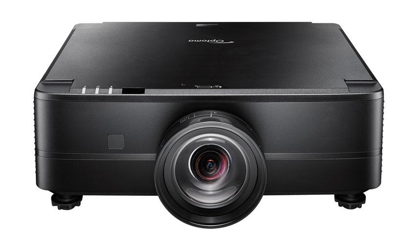 Optoma ZK810TST - 4K UHD Ultrakurzdistanz-Laserprojektor, 8500 Lumen, Lens-Shift, HDBaseT, IP5X, 30.000h, Schwarz