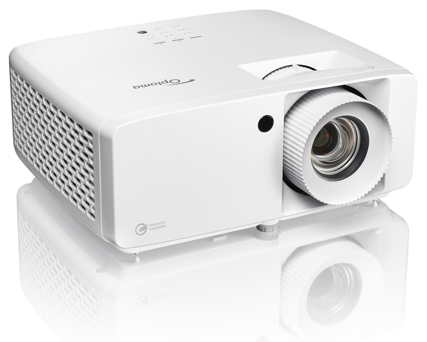 Optoma ZK450 - 4K UHD Laserprojektor, 4200 Lumen, IP6X, 30.000h, HDR, 360°, 24/7, Weiß