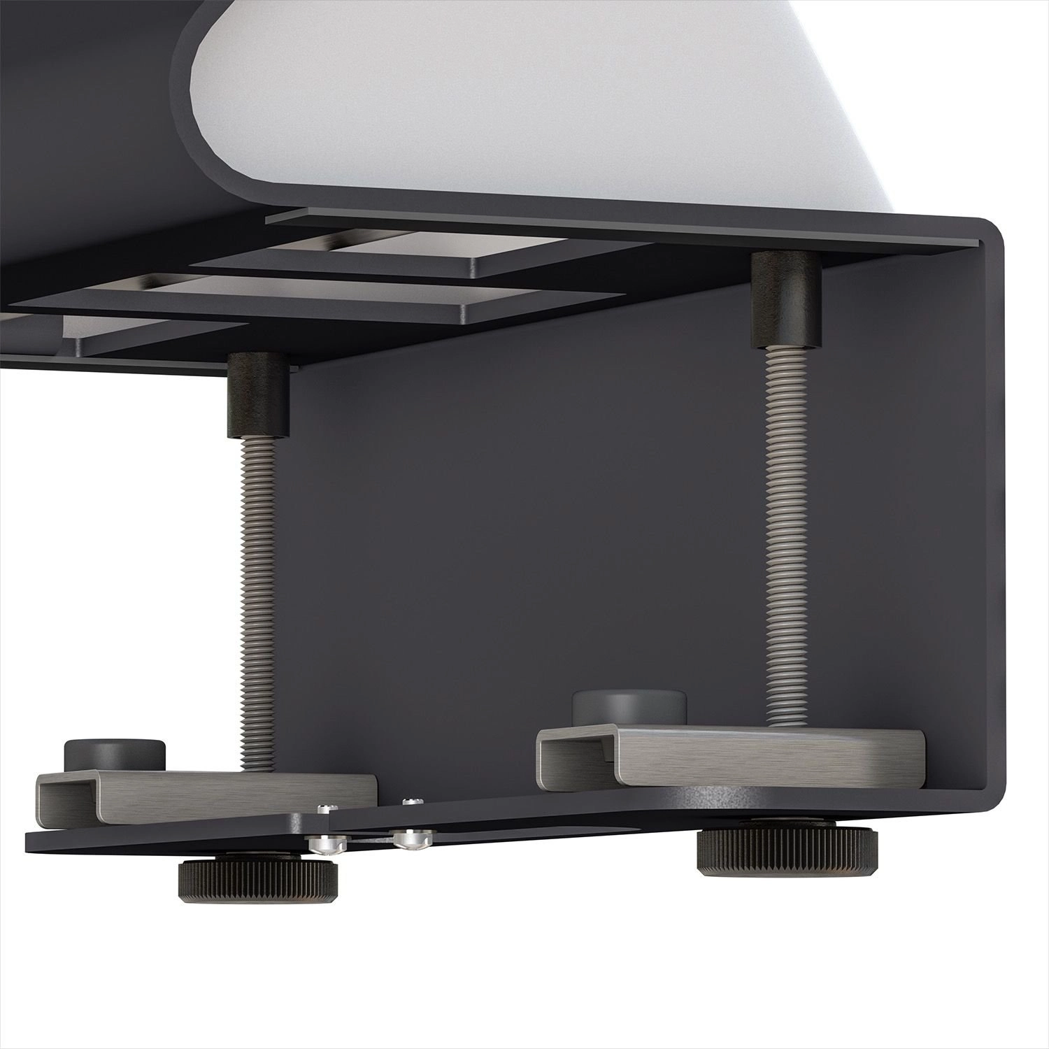 Kindermann CablePort desk² 4-fach - 2x Schuko - Tischklemme 10-60 mm - Schiefergrau RAL 7015 - 7430000072