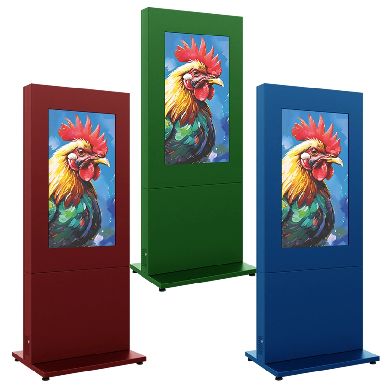 Hagor HP Kiosk 46" FS - Indoorstele 46" Portrait - abschliessbar mit Mini-PC-Fach - Graphit