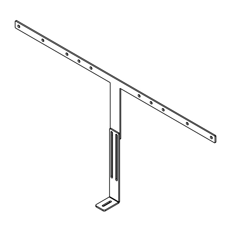 Hagor Logitech Meetup 2 Display Adapter 2278 - Kameraadapter für Displays 55-75" - höhenverstellbar - VESA max. 800 mm - Schwarz