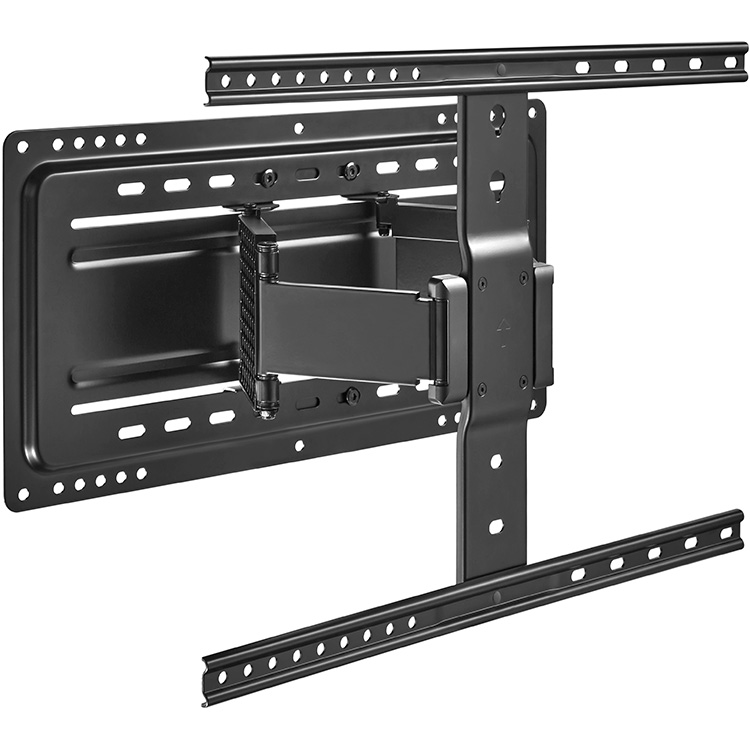 HI-ND C-FA02-02 - Full-Motion Display-Wandhalterung 37-90" - schwenkbar ±30° - neigbar - ausziehbar bis 281 mm - max. 50 kg - VESA 600x400 - Schwarz