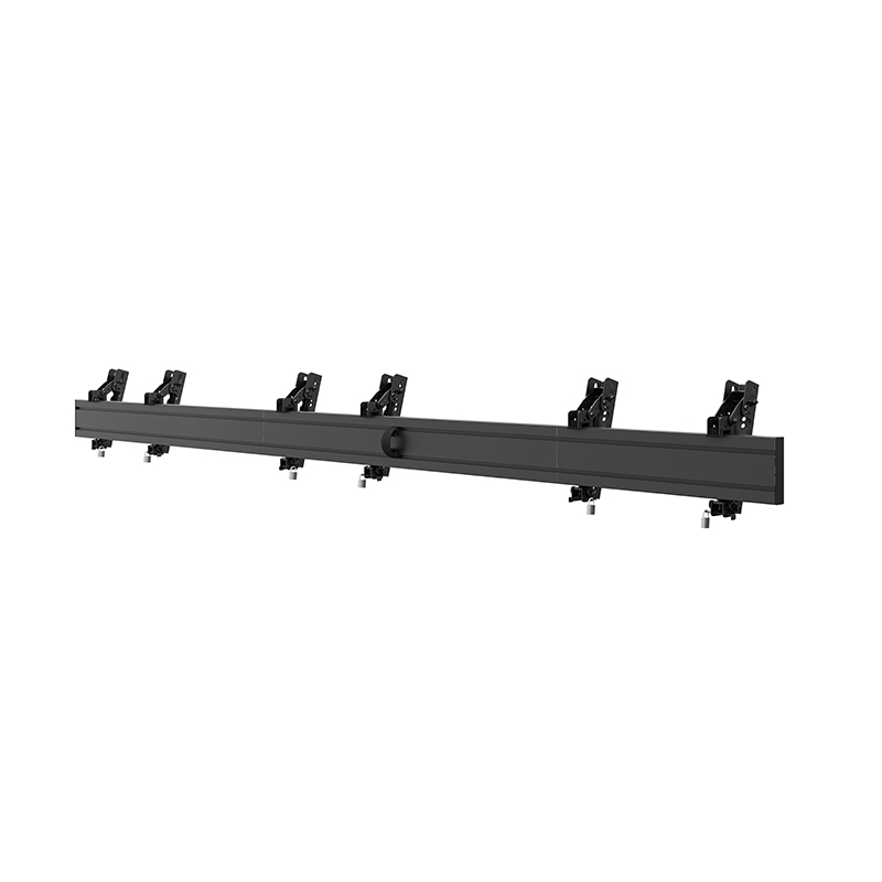 Hagor CPS Menuboard W3L 3320 - Wandhalterung 3x 32-43" - Landscape - neigbar -5°/+15° - max. 50 kg je Display - VESA 200x200 - Schwarz