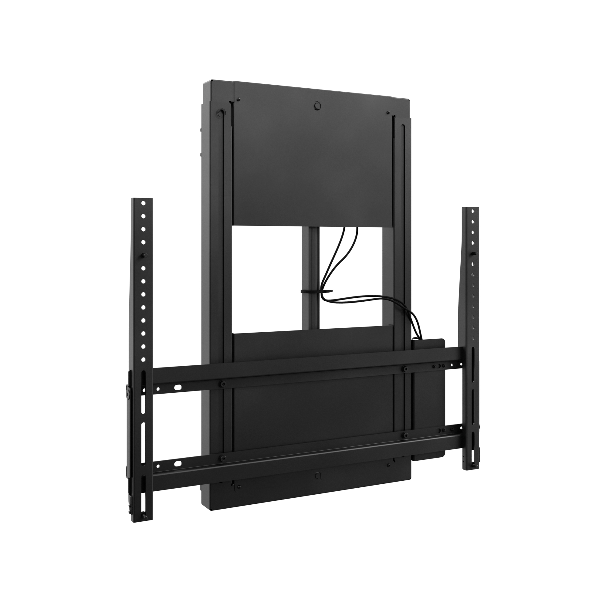 Hagor WH Moto Slim 8423 - Motorisierte Wandhalterung 42-86" - Landscape und Portrait - höhenverstellbar 600 mm Fahrweg - max. 80 kg - VESA 800x600 - Schwarz