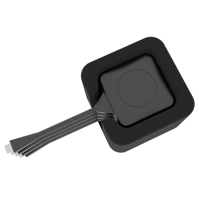 Hagor CON-Line Dongle Tray 2935 - Dongle-Aufbewahrung seitlich mit Einschubprofil - 90 x 70 x 91 mm - Kunststoff schwarz