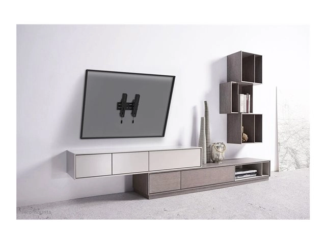 Neomounts WL35S-850BL12 - Wandhalterung 24-65" - Neigbar - abschließbar - Rapid Install - max. 40 kg - VESA 75x75-200x200 - schwarz