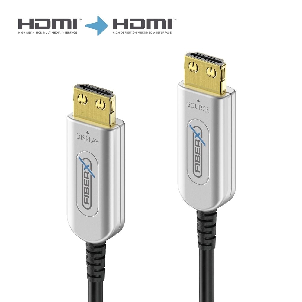 FiberX FX-I350-012 - 12,5 m 4K Premium High Speed HDMI AOC Glasfaserkabel
