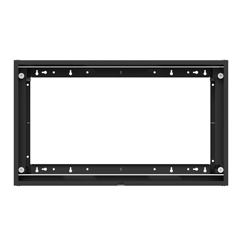 Hagor WH Hisense 55OP90FE 5688 - Outdoor-Wandhalterung displayspezifisch für Hisense 55OP90FE - hochwetterfest - Landscape und Portrait - Schwarz