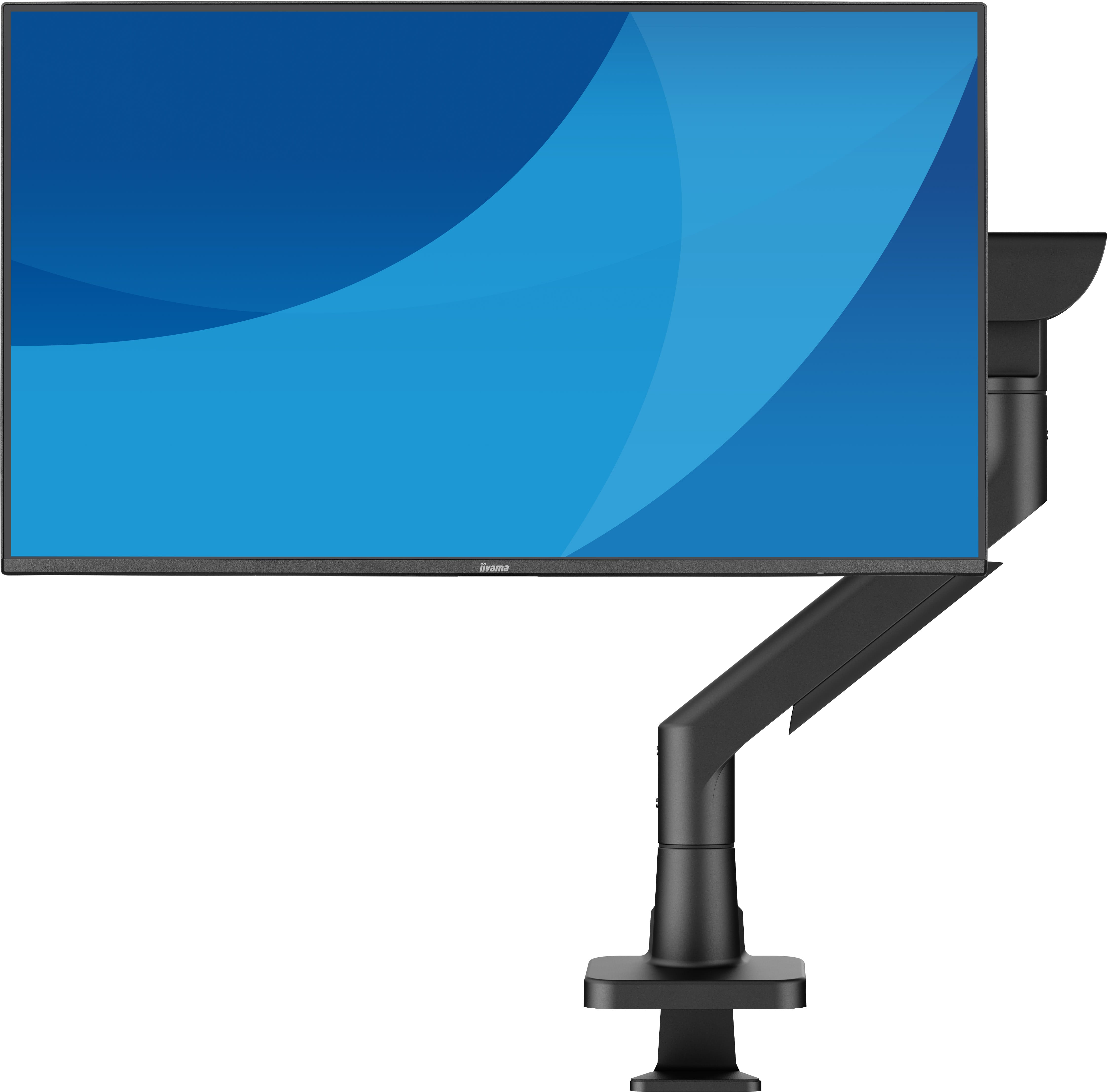 iiyama DS6001C-B1 - Gasfederarm Monitorhalterung, 17-49", bis 27kg, VESA 75x75/100x100, Schwarz