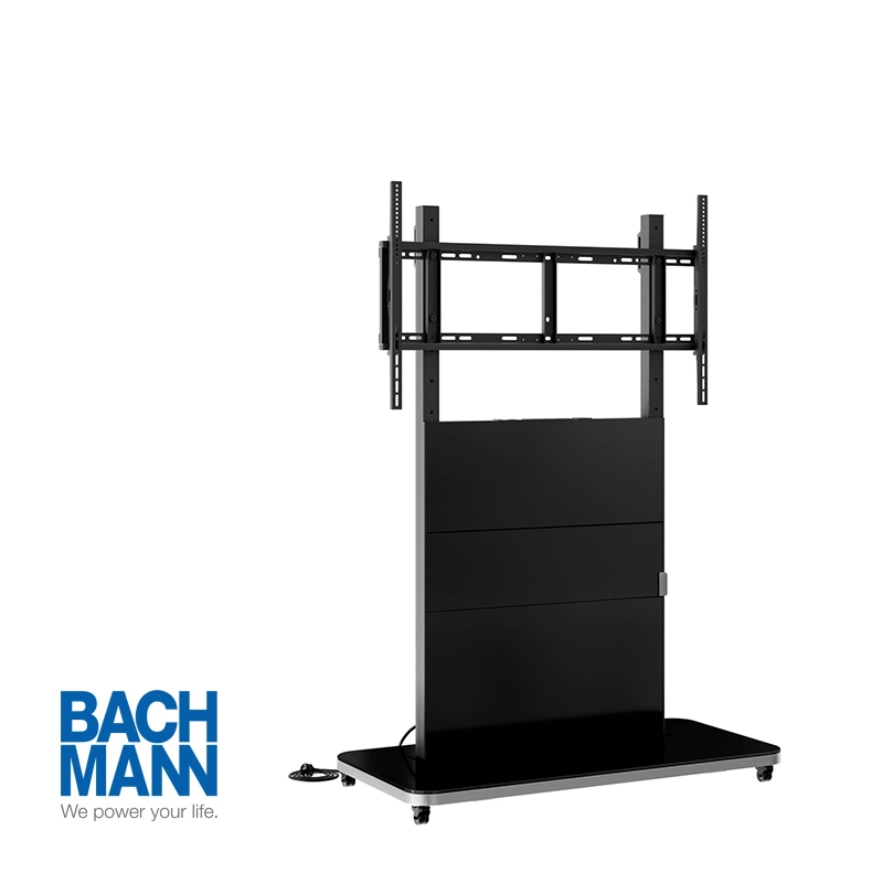 Hagor Pro Tower L Mobiles Standsystem - Display Rollwagen 75-98" - Landscape - neigbar - höhenverstellbar - max. 140 kg - VESA 200x200-900x600 - schwarz