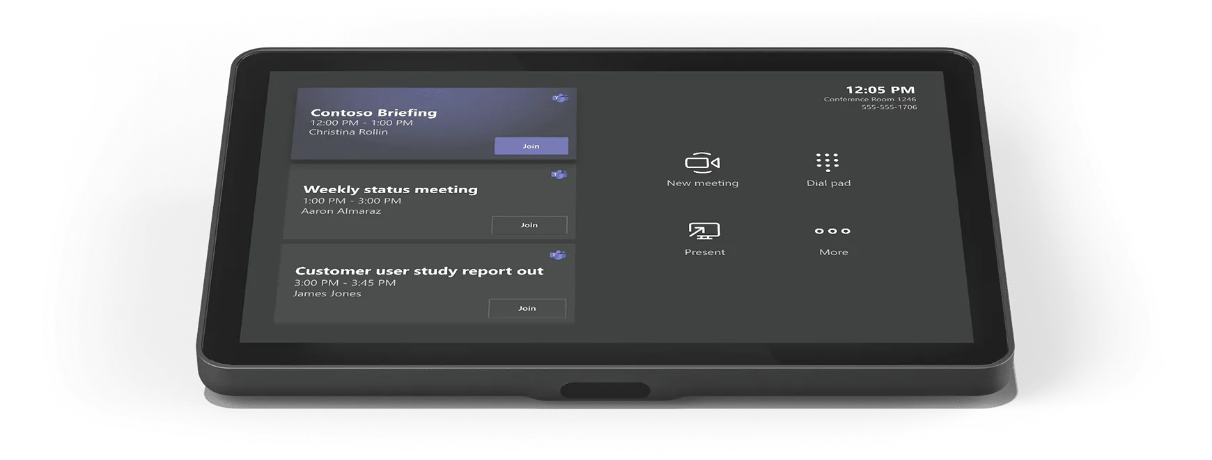Logitech Tap IP Graphit – PoE Touch-Controller für Videokonferenzen
