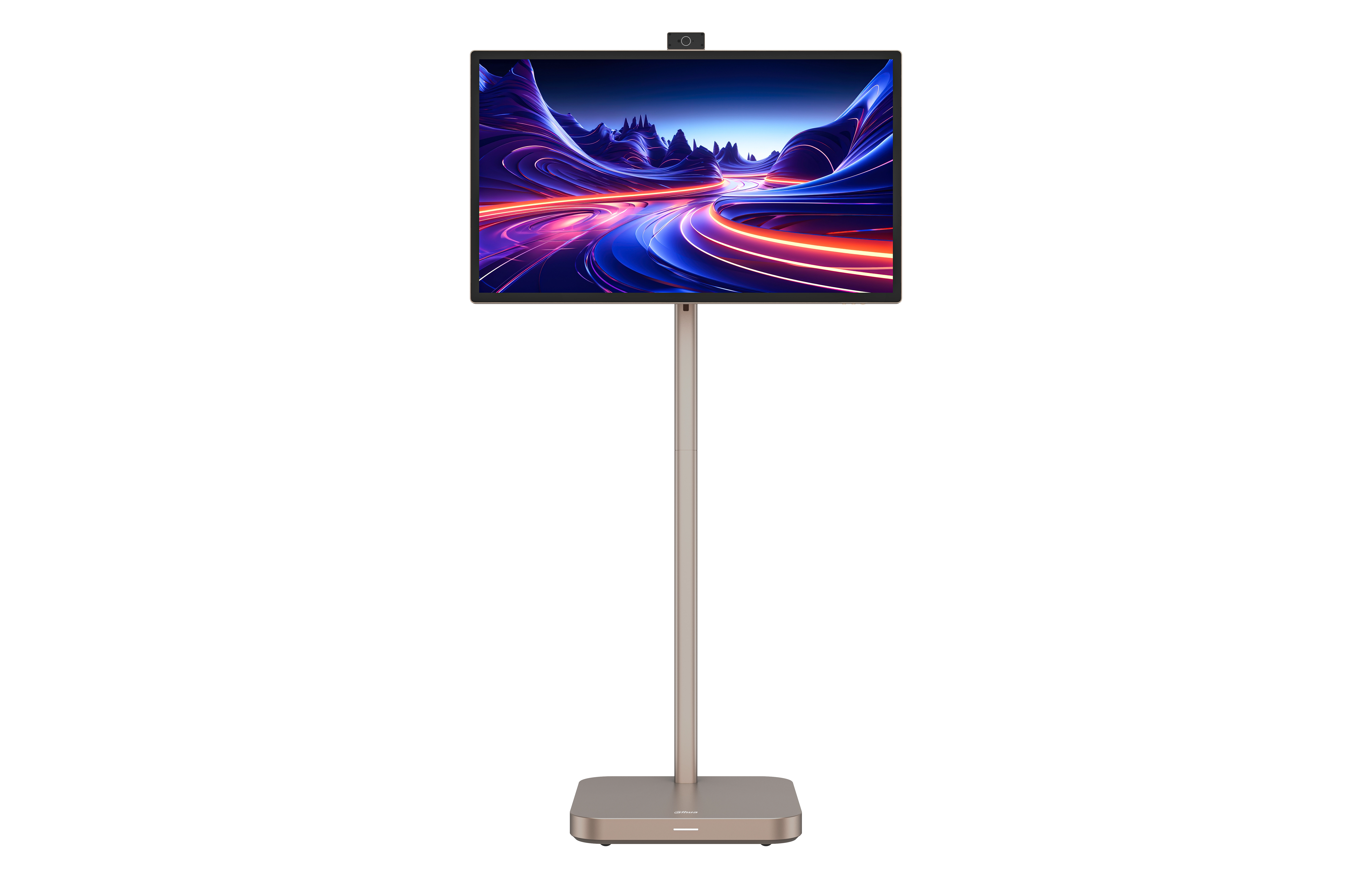 Dahua DHI-LM32-U400PN - Mobiler 32 Zoll 4K-Smartmonitor - UHD VA - Akku - 8MP-Kamera - Android 11 - Touch - Pivot - silber