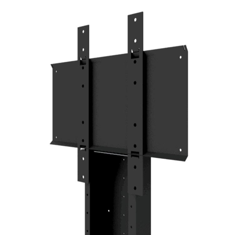 HI-ND FS0000-5001-01 - Display-Standfuß 49-65" - Glasfront - VESA bis 400x400 - Hoch-/Querformat - Weiß