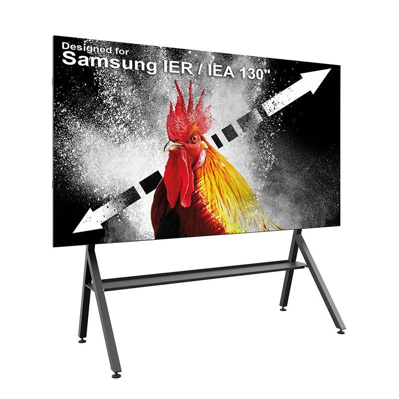 HAGOR HP LED Floorstand Samsung IER / IEA 130" 5964 - freistehendes Standsystem - 3 Höhen-Positionen - Standfuß - Schwarz