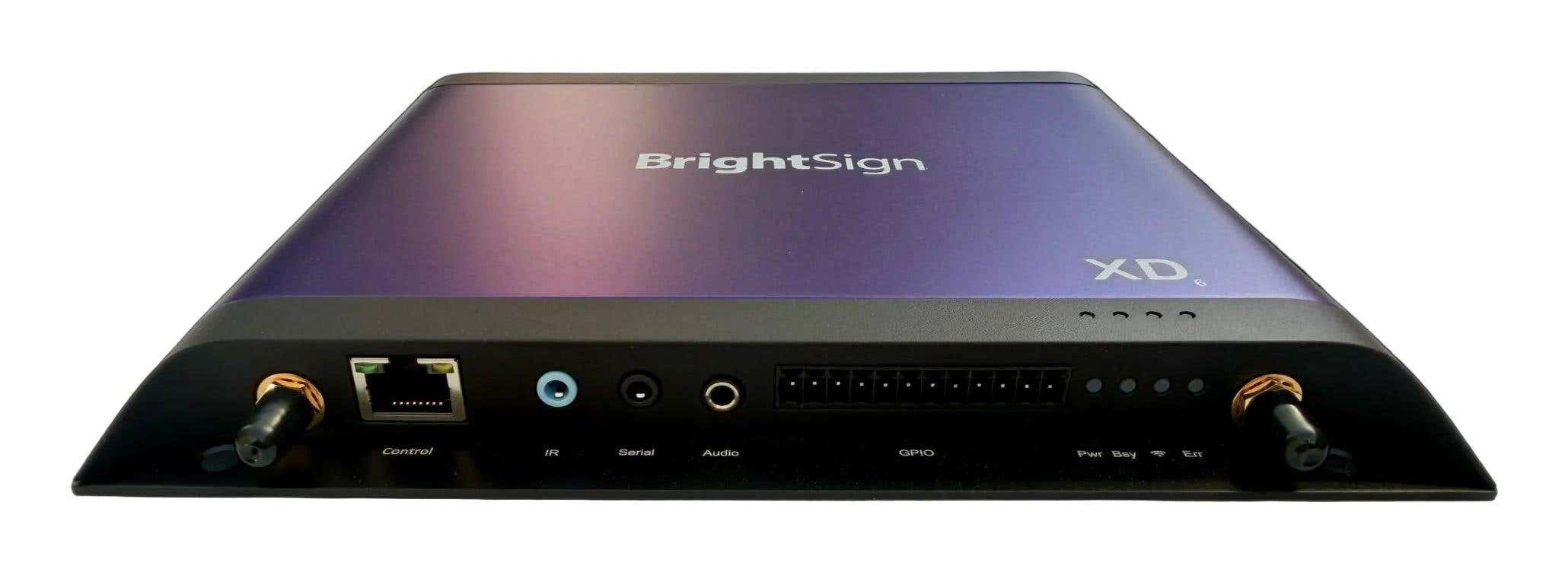 BrightSign XD1036 - 4K Digital Signage Player - Dual-4K - PoE+ - USB-C, RS-232 - BrightSignOS