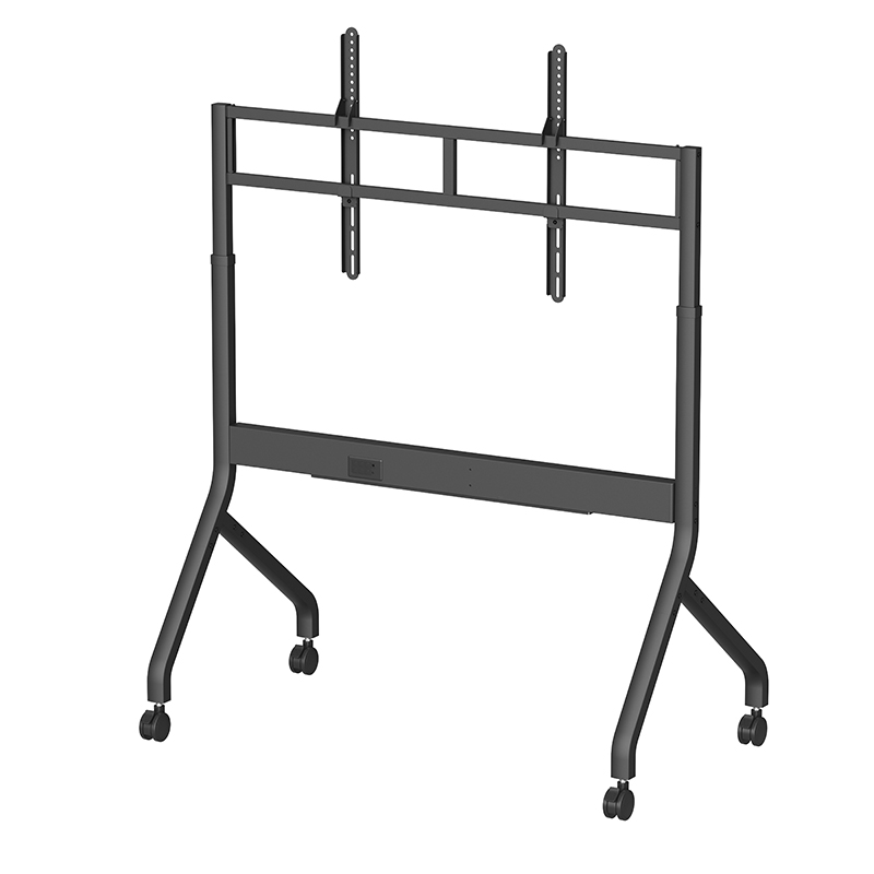 Hagor BrackIT Stand Scandio Moto 8281 - Rollwagen motorisiert 65-98" - Landscape - höhenverstellbar 300 mm - max. 85 kg - VESA 1200x600 - Schwarz