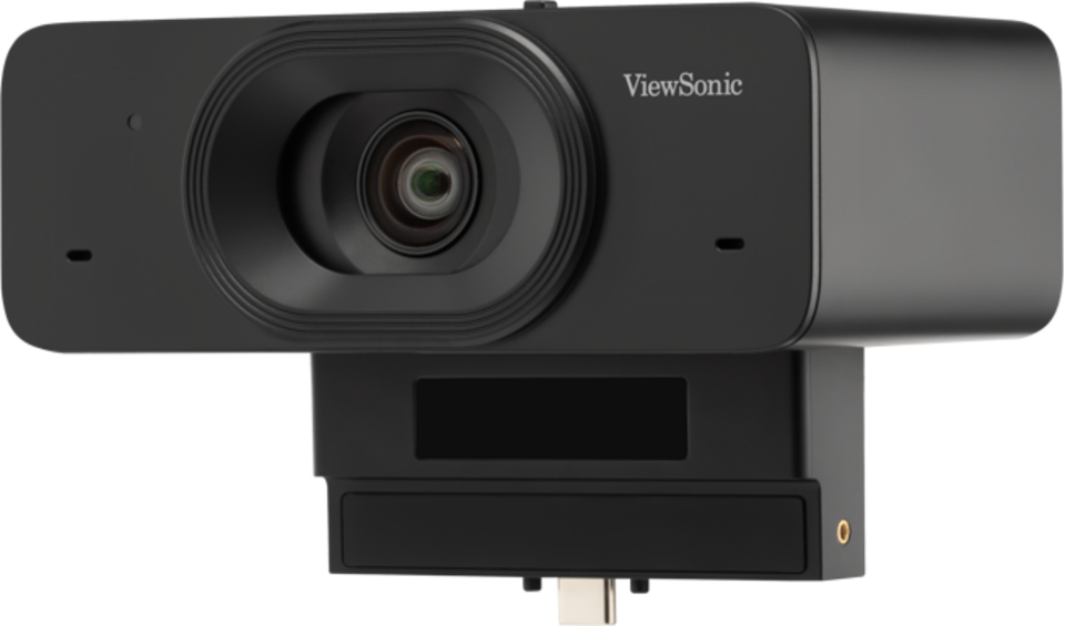 ViewSonic TeamJoin TWC101 - 4K USB-C Konferenzkamera für ViewBoard IFP51 & IFP63 - 117° Sichtfeld - 4x Digitalzoom - Dual-Mikrofon - Schwarz