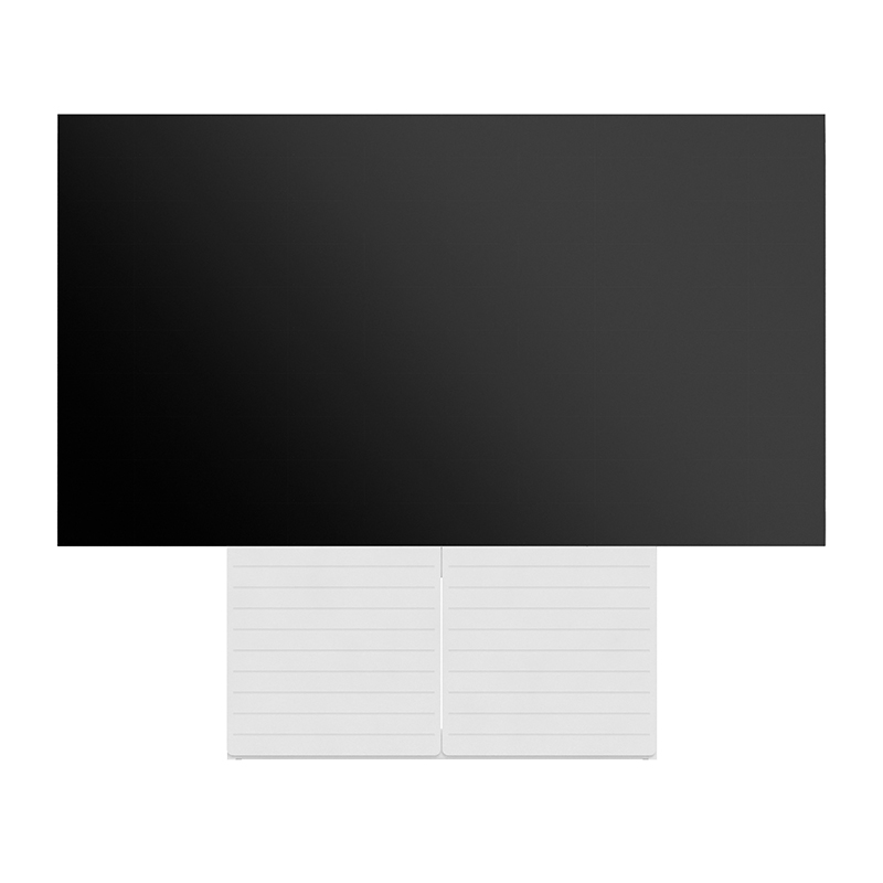 Hagor CON-Line LED BW 163-165" 2891 - LED-Wandsystem mit Technikkorpus - für All-in-One-LED bis 165" - inkl. Cover-Set - weiß