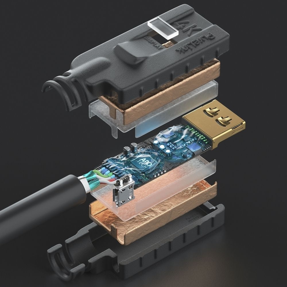 PureLink PI2010-100 Aktives HDMI 2.0 Kabel – 4K 60 Hz, SLS™ Verriegelung, 18 Gbit/s, 10 Meter