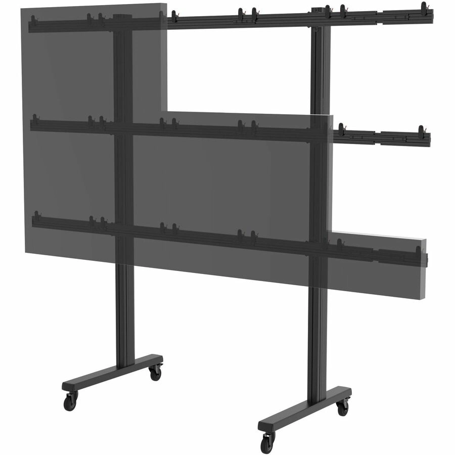 Peerless-AV Seamless Connect LEDMTS-5X5 - mobiler dvLED Rollwagen für 5x5 LED-Wand - bis 283,5 kg - freistehend/bodenverankert - Schwarz