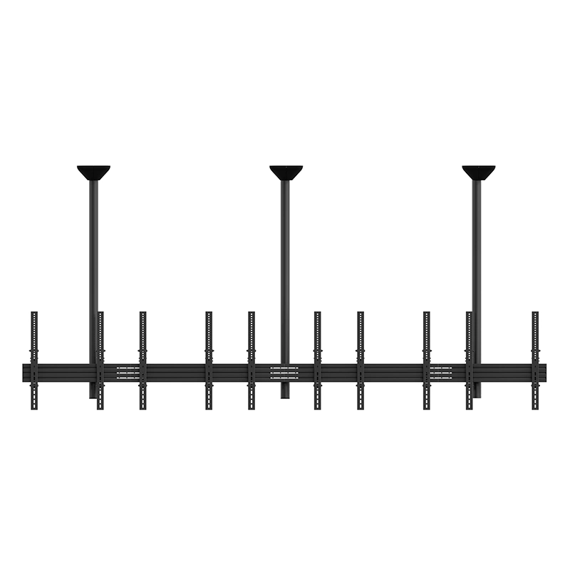 Hagor CPS Menuboard D5P 46-65" - Deckenhalterung 5 Displays Portrait - max. 40 kg je Screen - VESA 400x600 - neigbar - schwarz