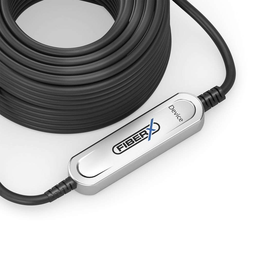 PureLink FiberX FX-I645-040 - AOC USB 3.2 Hybridkabel - 40 m - 10 Gbps - USB-A Stecker auf USB-B Stecker - Schwarz