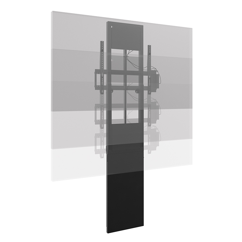 HAGOR WH Moto Slim Stud-wall – Elektrisches Liftsystem für 42 - 86 Zoll Displays