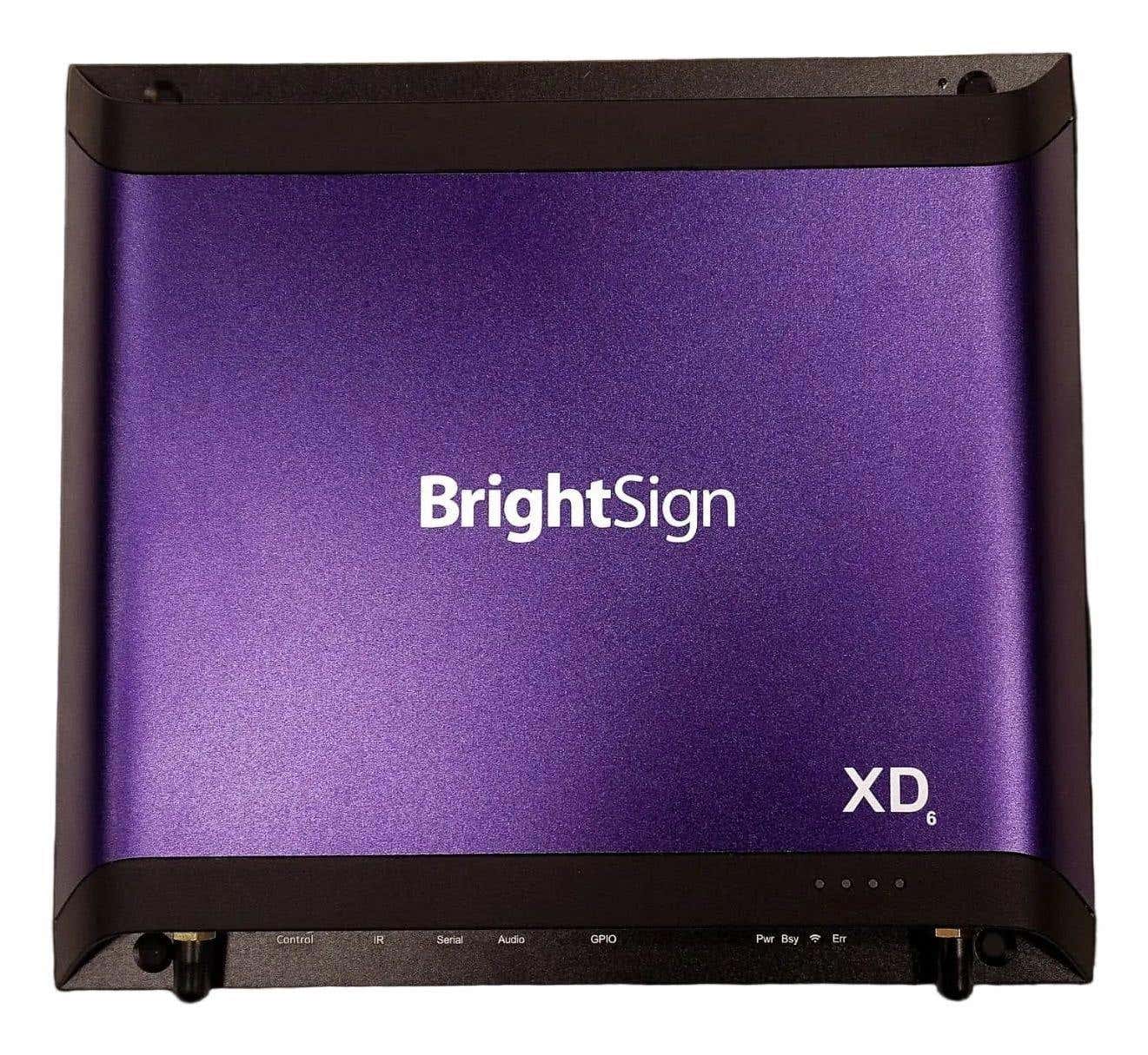 BrightSign XD1036 - 4K Digital Signage Player - Dual-4K - PoE+ - USB-C, RS-232 - BrightSignOS