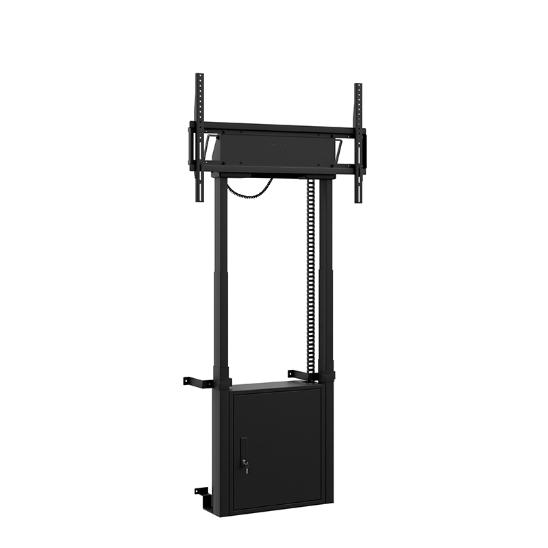 Hagor HP Twin Lift FW-B 8251 - Boden-Wand-Montage motorischer Display-Lift 55-86" - max. 120 kg - VESA 900x600 - 980 mm Hub - schwarz