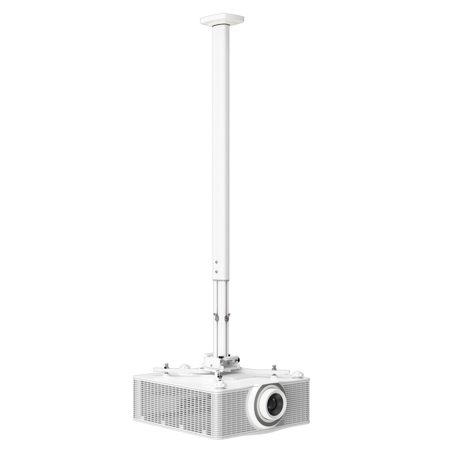 Kindermann Premium MA 200 7460000201 - Beamer-Deckenhalterung 111-200 cm - max. 30 kg - Aluminium - TÜV/GS - weiß