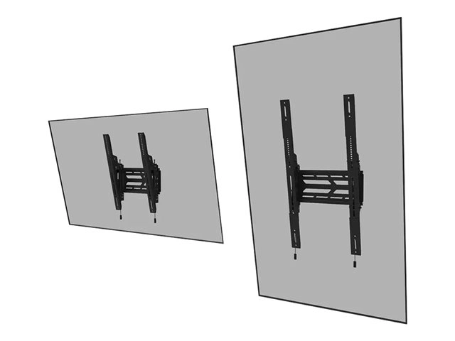 Neomounts WL35S-950BL19 - Schwerlast-Wandhalterung 55-115" - max. 160 kg - VESA 1500x900 - neigbar - abschließbar - schwarz