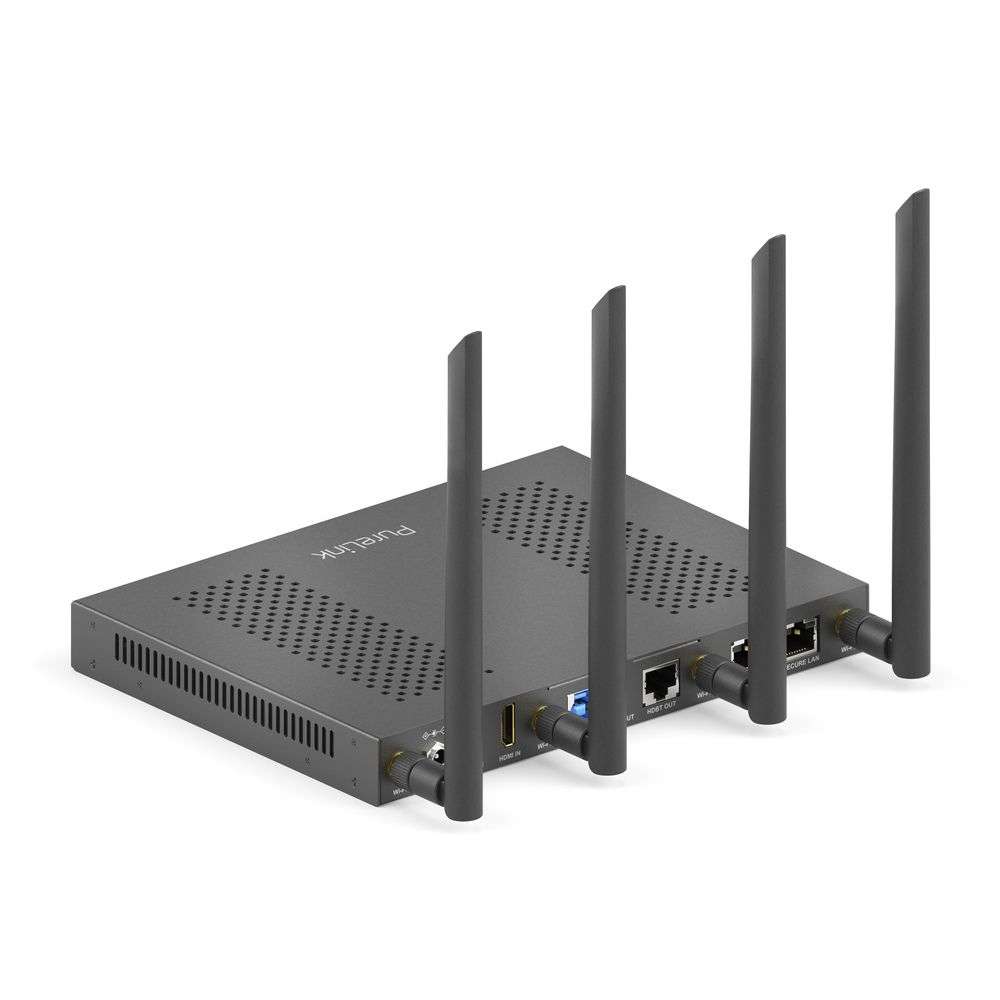 Vuelogic VL-BYOD200 - 4K60 BYOD Präsentations-Umschalter - HDMI und USB-C - HDBaseT-Ausgang - Multi-View - 60 W Power Delivery