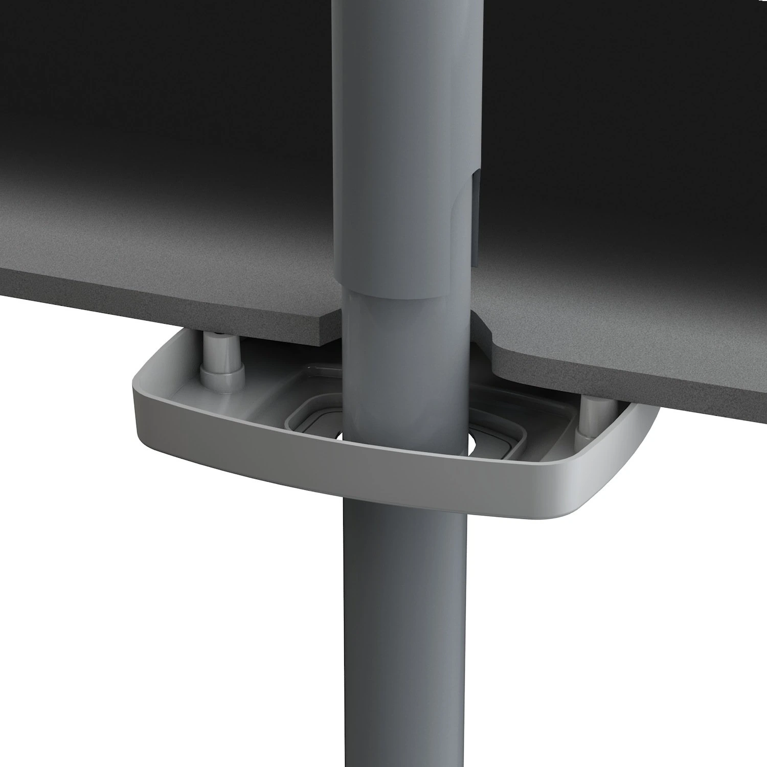 Kindermann Comfort² 60 4000000060 - Beamer-Deckenhalterung 40-65 cm - max. 20 kg - TÜV/GS - Silber