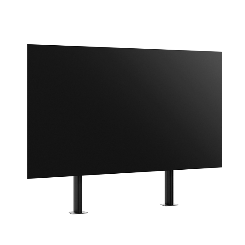 Hagor LED-SBW LG LAPA 136" 6311 - Standsystem zur Boden-Wand-Montage für LG LAPA136-GF - höhenverstellbar - verdeckte Kabelführung - schwarz