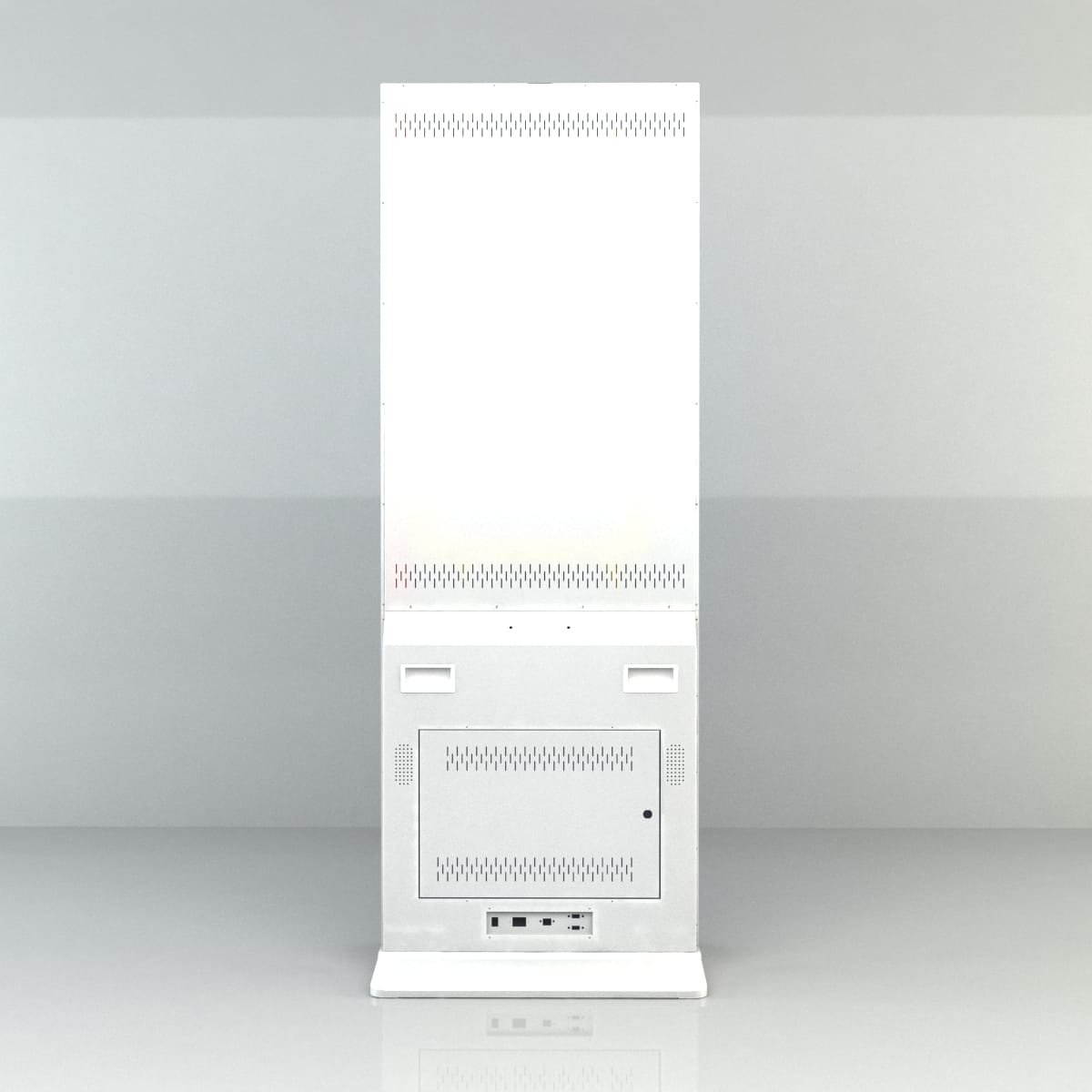 SWEDX Lamina Touch SWLT-50K8-A1-V2 - Touch-Stele 50" Portrait - 4K UHD - 350 cd/m² - 24/7 - Infrarot 10-Punkt-Touch - NO-OS - weiß