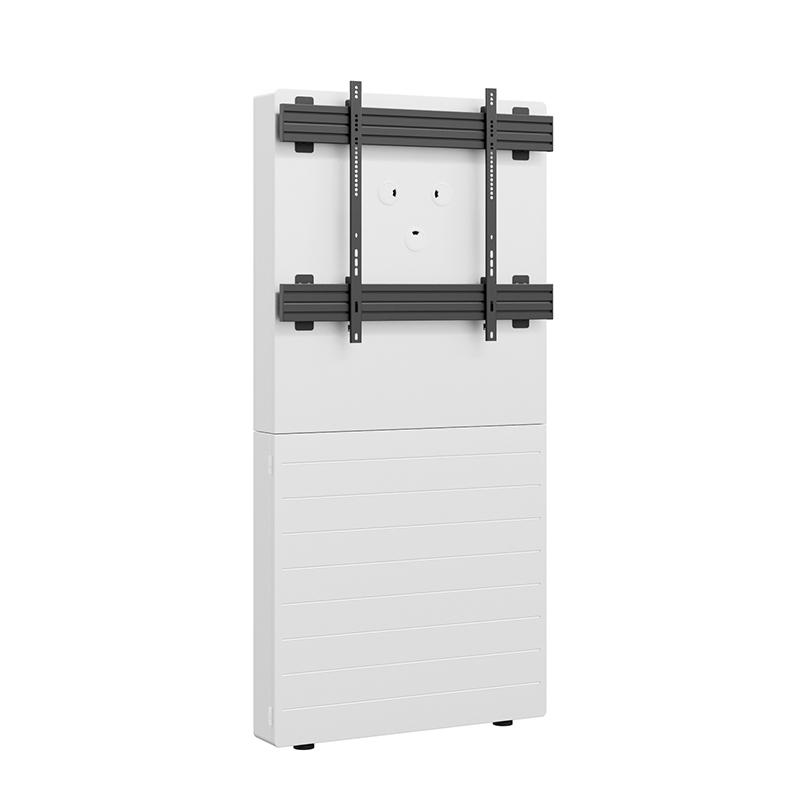 Hagor CON-Line Big W 75-98" 2767 - Medienstele Boden-Wandmontage breiter Korpus - 75-98" - Landscape - max. 100 kg - VESA 200x200-900x800 - Weiß