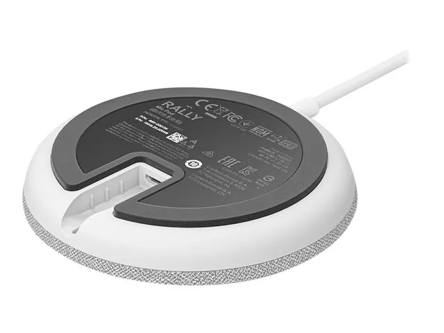 Logitech Rally Mic Pod Weiß - Modulares Erweiterungsmikrofon