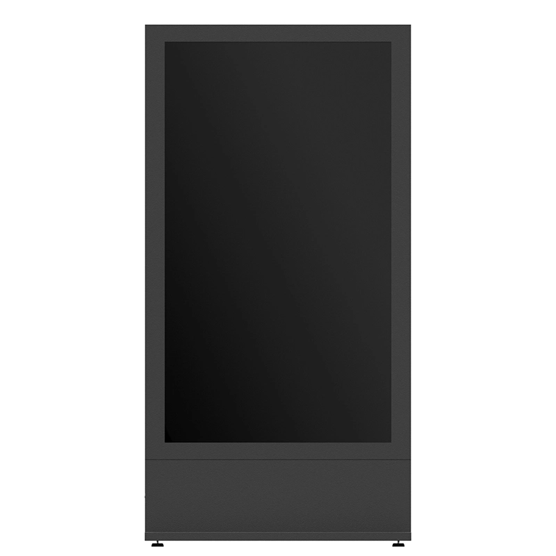 Hagor HP Kiosk 75" FS - Indoorstele 75" Portrait - abschliessbar mit Mini-PC-Fach - Anthrazitgrau