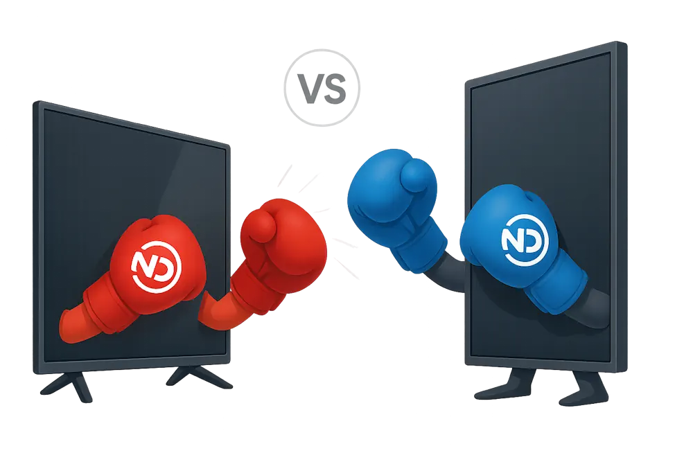 Fernseher vs. Signage-Display