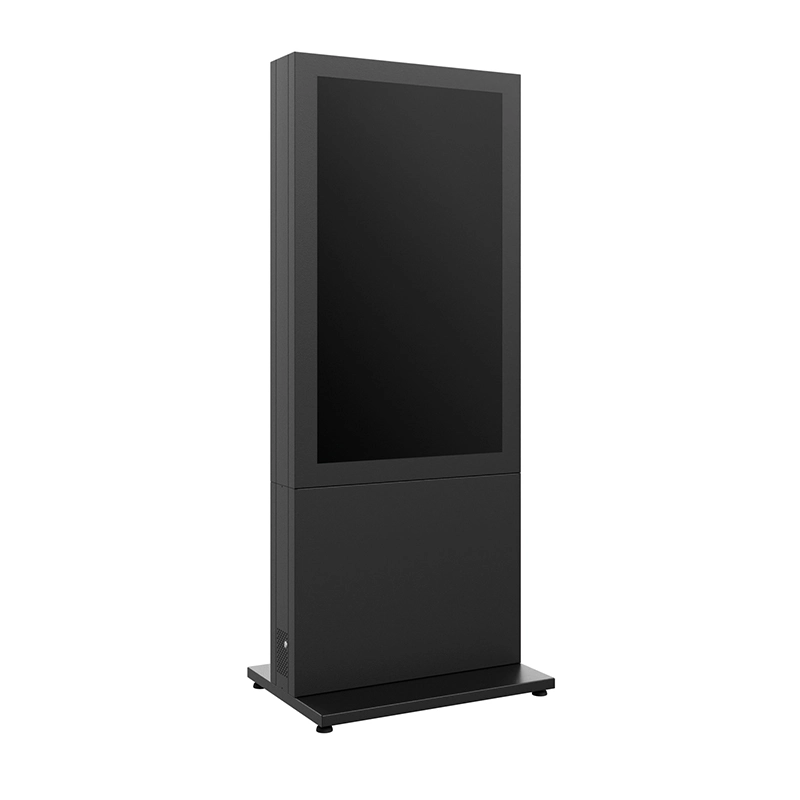 Hagor HP Kiosk 55" FS B2B - Back-to-Back Indoorstele 55" für 2 Displays - Portrait - abschliessbar - Graphit