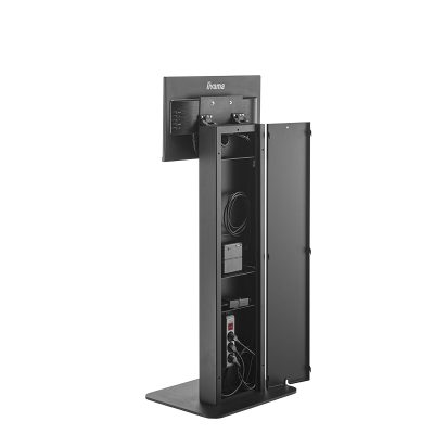 Hagor vis-it Tilt Black 1570 – Indoor-Stele neigbar für 22-43 Zoll - Schwarz
