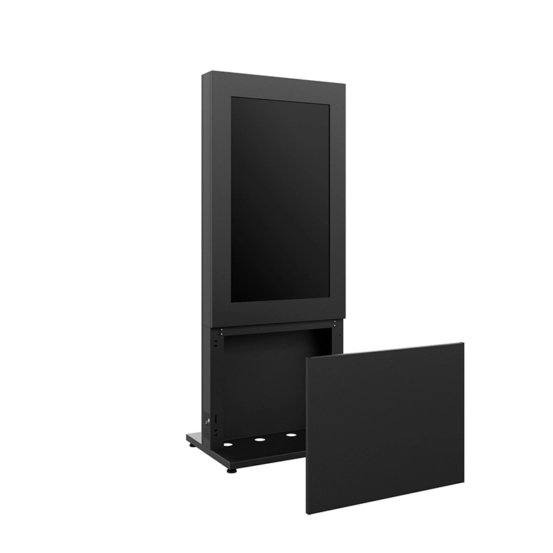 Hagor HP Kiosk 50" FS B2B - Back-to-Back Indoorstele 50" für 2 Displays - Portrait - abschliessbar