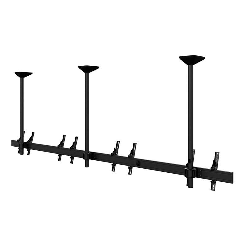 Hagor CPS Menuboard D4L 46-65" - Deckenhalterung 4 Displays Landscape - max. 40 kg je Screen - VESA 600x400 - neigbar - schwarz