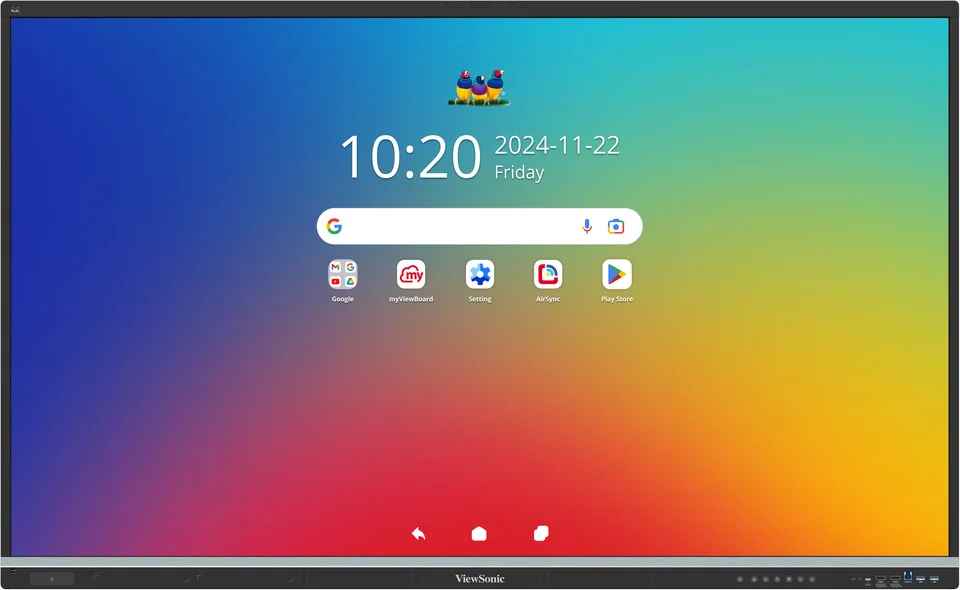 ViewSonic ViewBoard IFP6551-3C - Interaktives Touch-Display 65" - 4K UHD - Android 14 EDLA - 50-Punkt Infrarot-Touch - 500 cd/m² - VESA 600x400