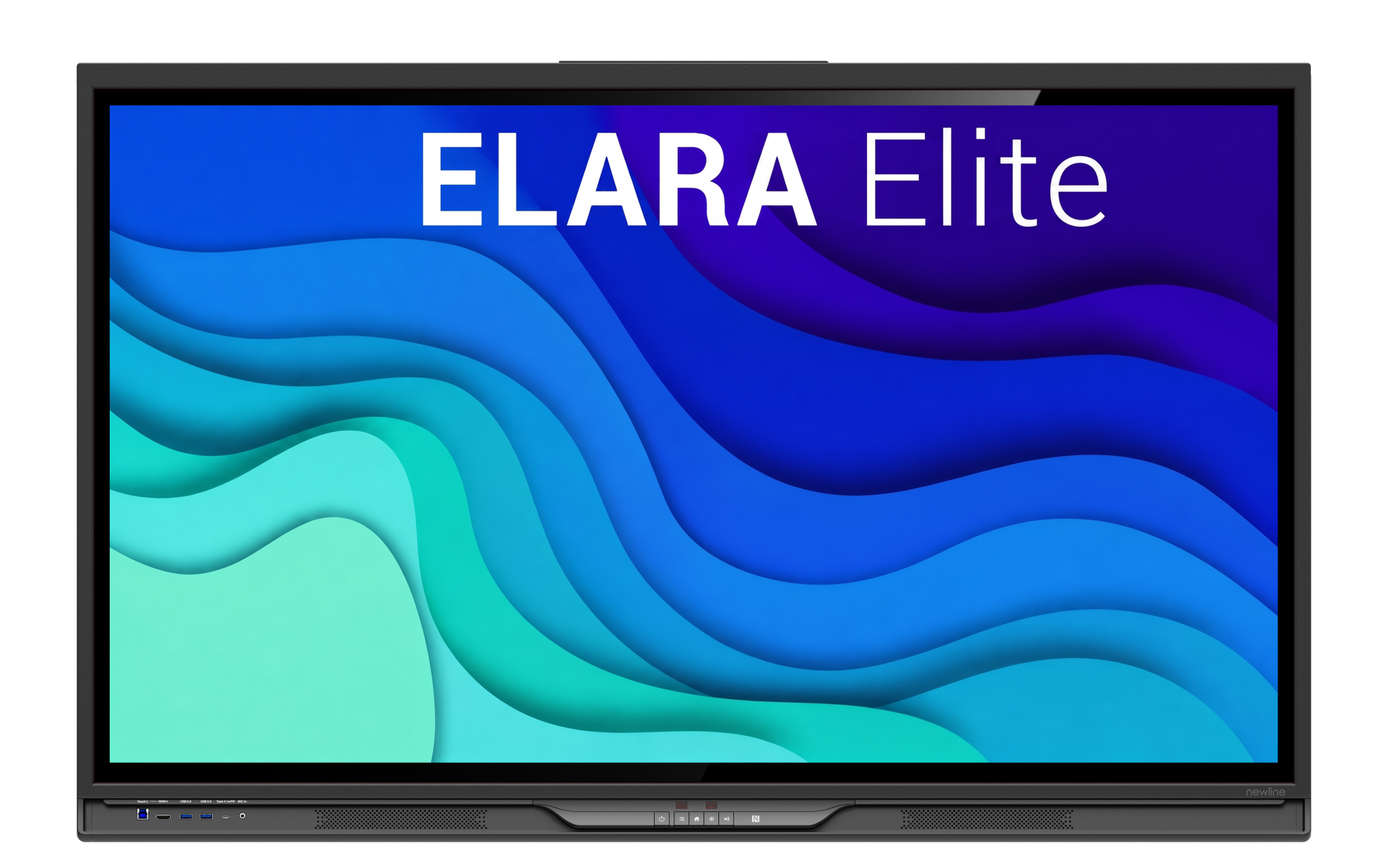 Newline Elara Elite TT-8626Q - Interaktives Touch-Display 86 Zoll - 4K UHD VA - 550 cd/m² - Android 16 EDLA - 50-Punkt-Touch - 2x 25W Audio mit Subwoofer - VESA 800x400