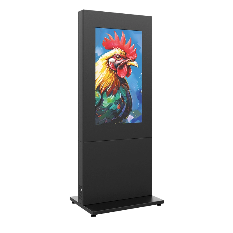 Hagor HP Kiosk 46" FS - Indoorstele 46" Portrait - abschliessbar mit Mini-PC-Fach - Graphit