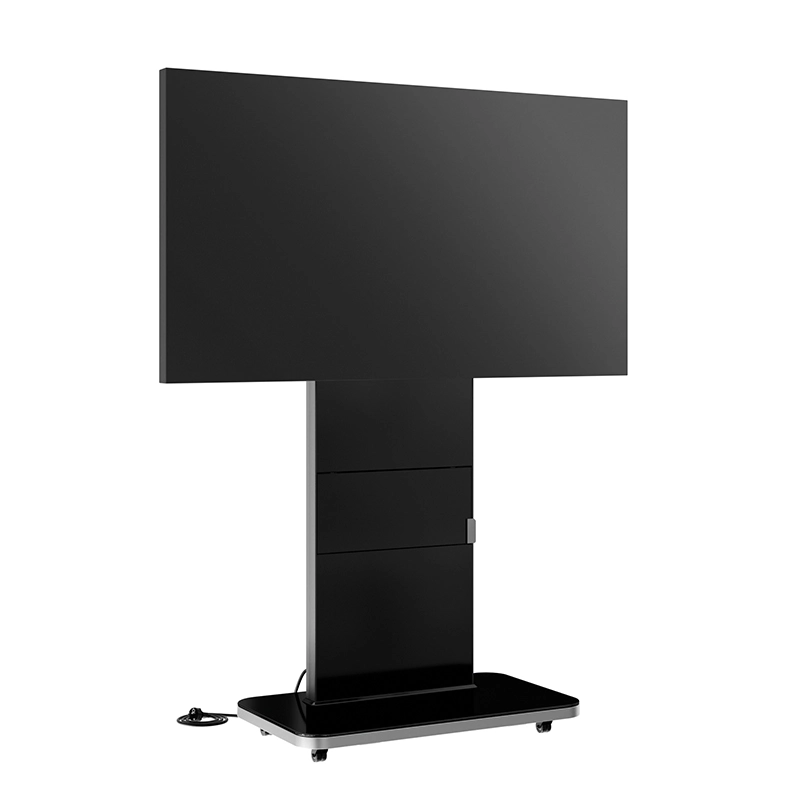 Hagor Pro-Tower M Mobiles Standsystem - Display Rollwagen 46-65" - Landscape - neigbar - höhenverstellbar - max. 80 kg - VESA 200x200-800x600 - schwarz