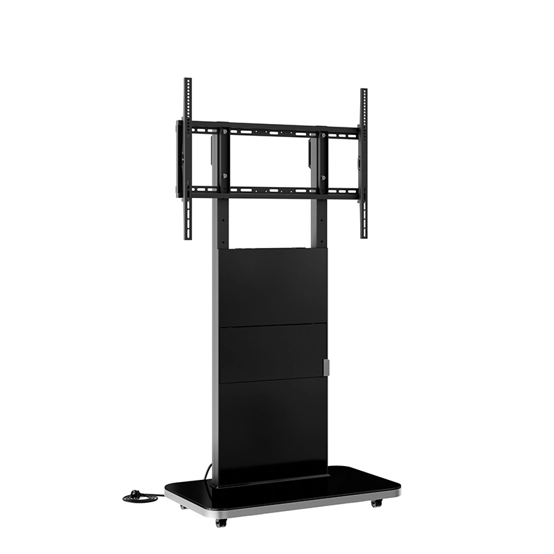 Hagor Pro-Tower M Mobiles Standsystem - Display Rollwagen 46-65" - Landscape - neigbar - höhenverstellbar - max. 80 kg - VESA 200x200-800x600 - schwarz