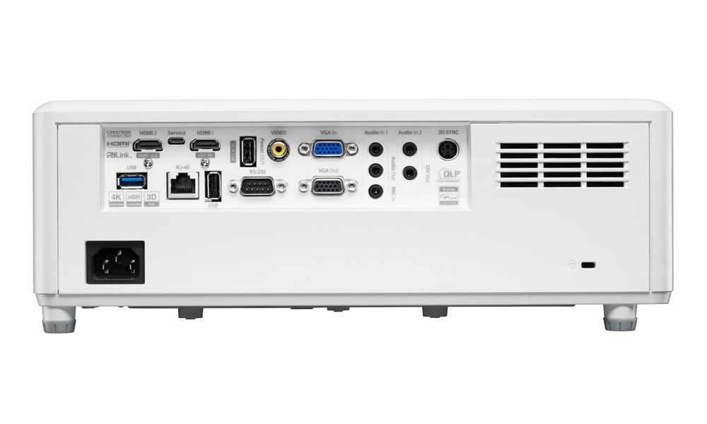 Optoma ZU607T - WUXGA Laserprojektor - 6.500 Lumen - HDR - Lens-Shift - HDBaseT - IP6X - 24/7 - weiß