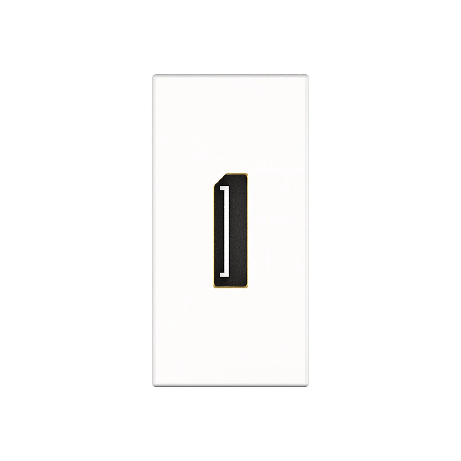 Kindermann Konnect flex 45 click DisplayPort - Halbblende